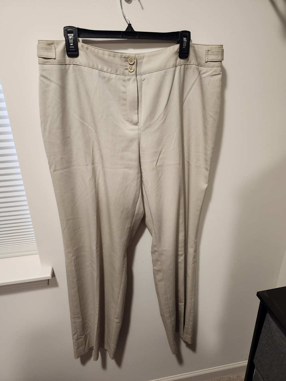 Nine West Women's Light Beige Dress Trousers